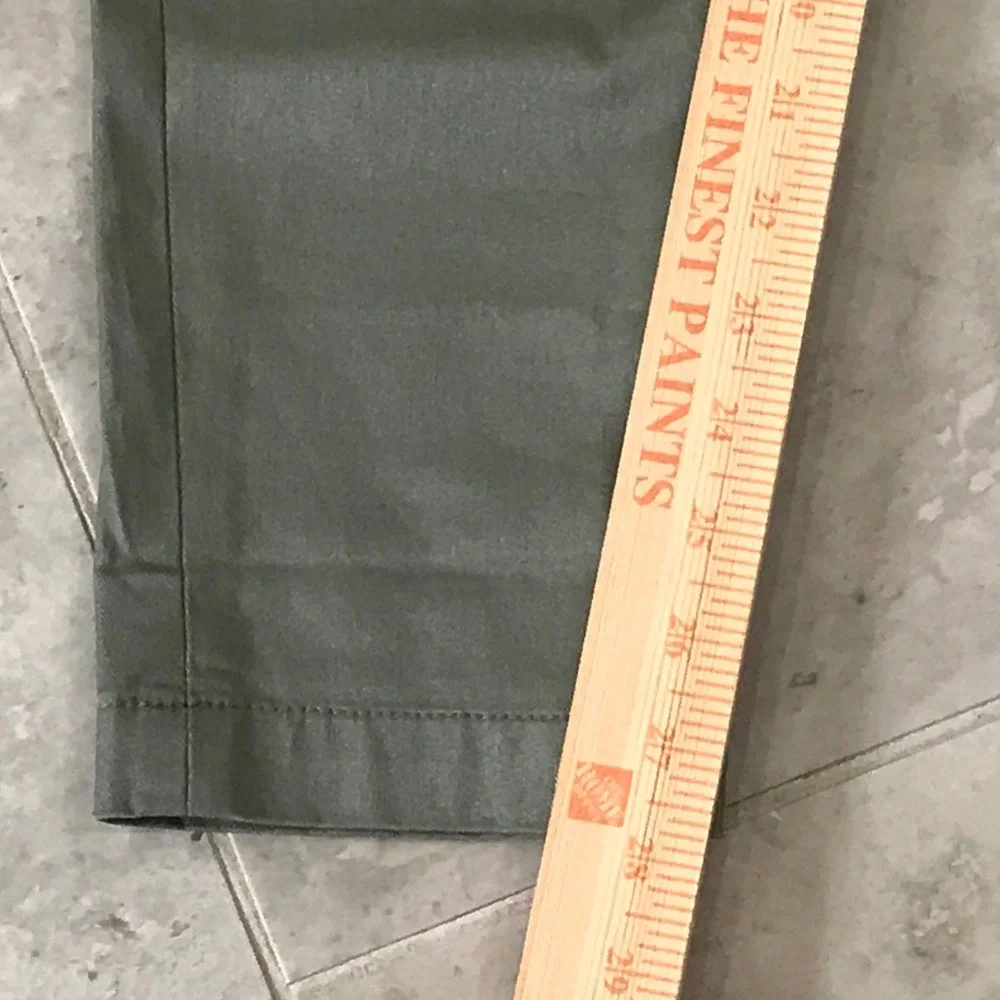Rock & Republic Harlett Trouser Pants Olive Green Studded Slim Straight 6M NEW - Picture 5 of 9